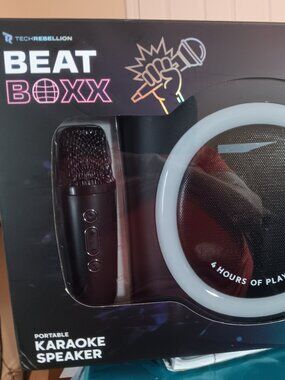Portable Karoke "Change your Voice" Speaker with Two Microphones